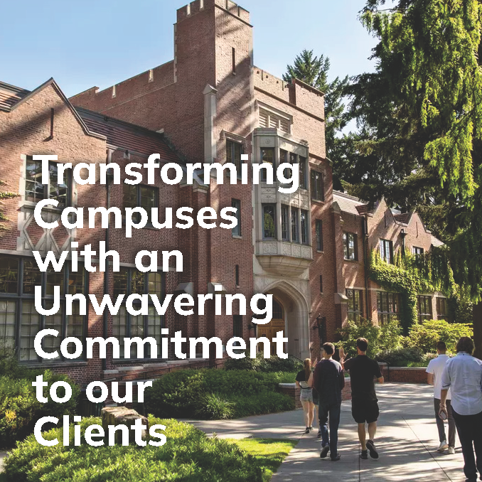 Education brochure cover image - Collins Library at University of Puget Sound