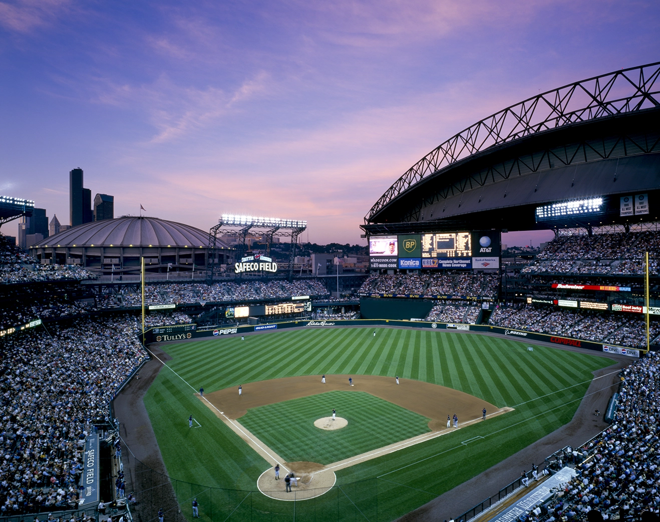 Safeco Field Home Plate field and view