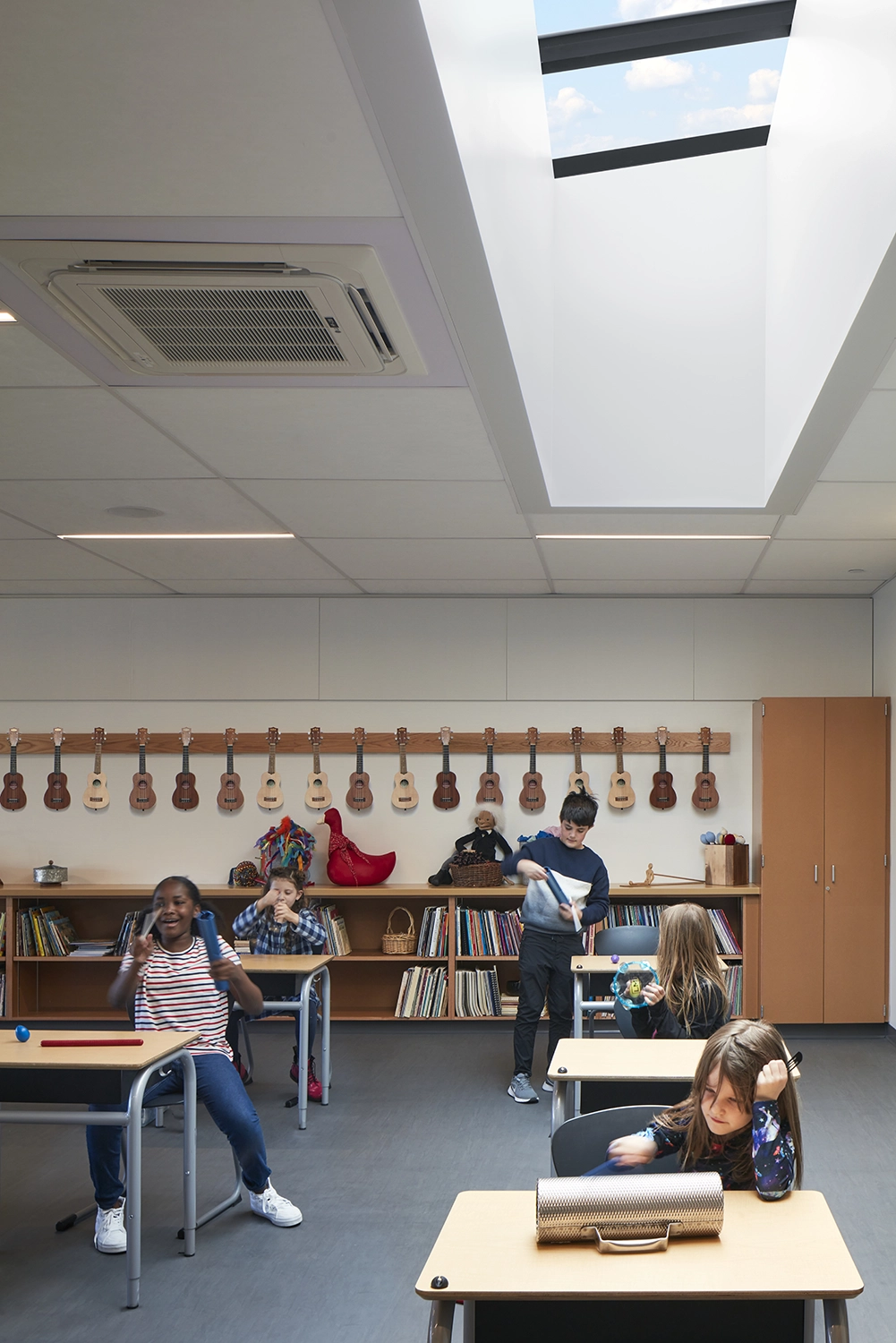 St Thomas School Athletic & Performing Arts Center music class