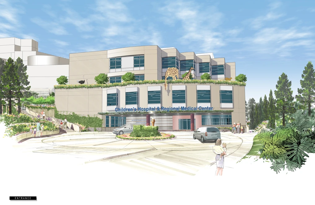 Seattle Children's Janet Sinegal Patient Care Building rendering