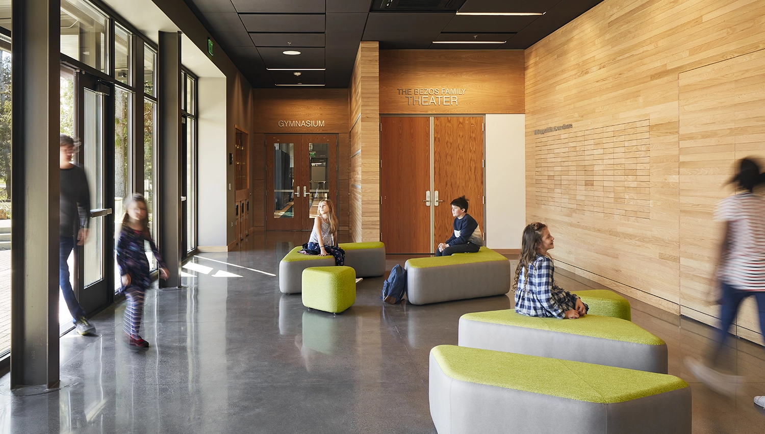 St Thomas School Athletic & Performing Arts Center lobby