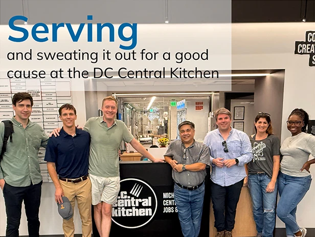 DC Team serving at DC Central Kitchen