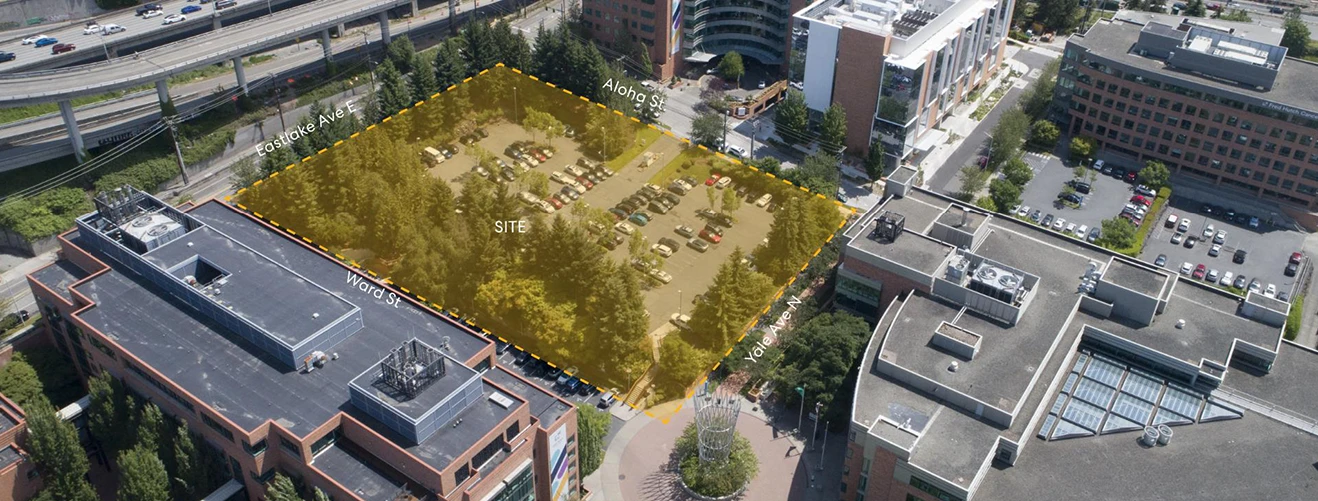 Fred Hutch Cancer Research Center - Sloan site aerial